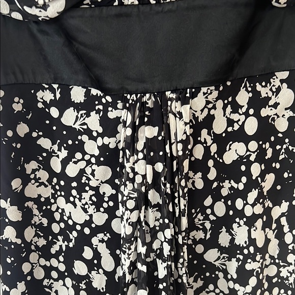 Max & Cleo Black and White Halter Midi Sundress - Picture 3 of 9